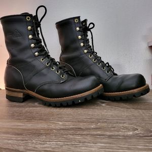 Beautiful Leather Golden Retriever Boots